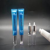 Luxury Poly foil ABL Laminated Cosmetic Tube With Airless Pump Cap
